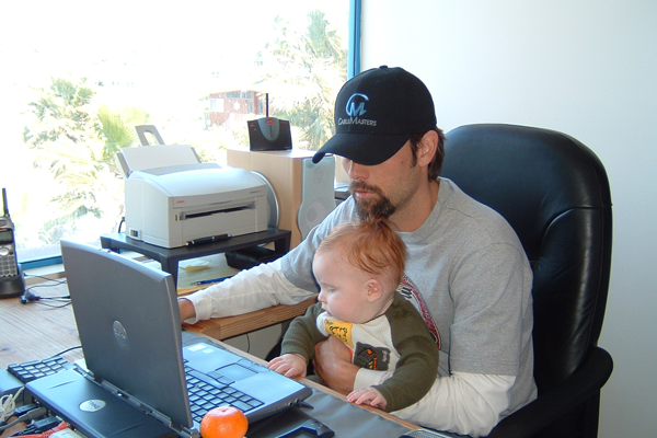 Tom with Ethan